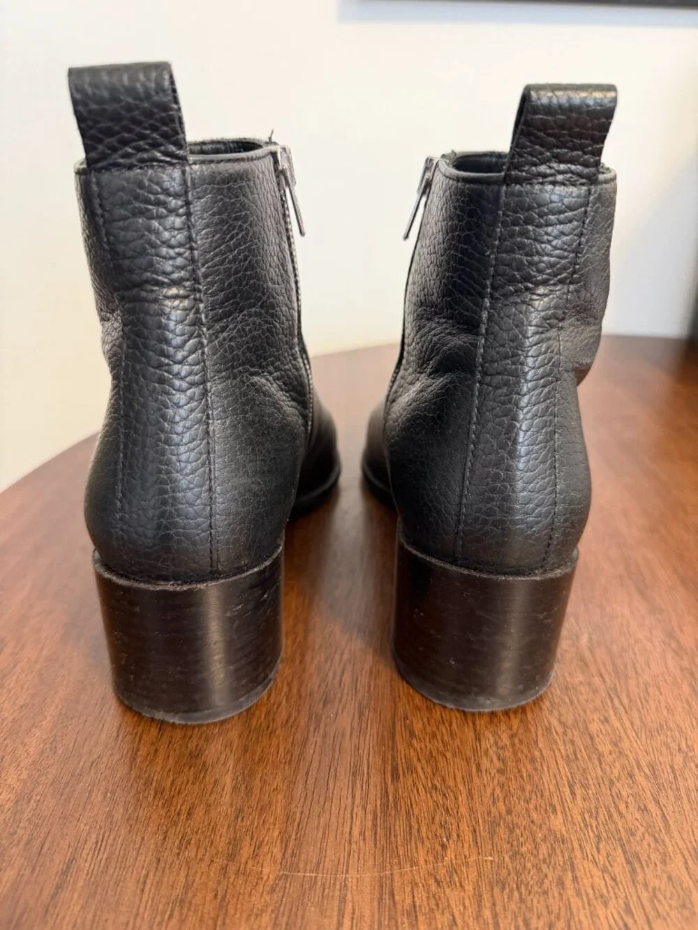 Everlane The Boss Boot Black Leather Size 8